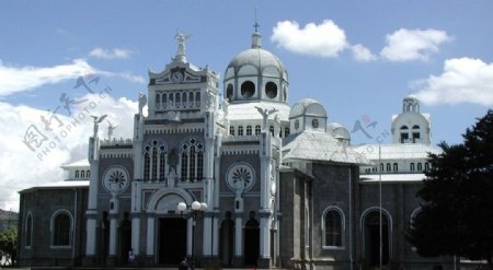哥斯达黎加圣荷塞白色大教堂图片
