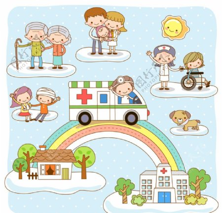 医院医疗体系图片