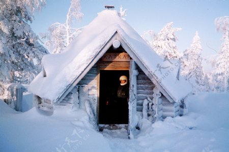 芬兰冰屋图片