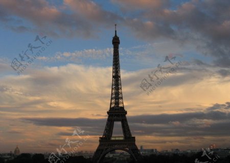 魅力城市系列巴黎埃菲尔铁塔图片