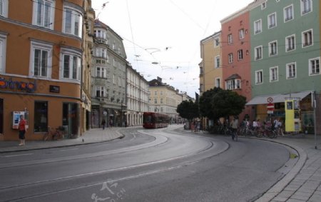 奥地利的城市旅游摄影图片