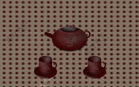 高清紫砂茶壶图片