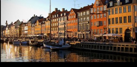 哥本哈根新港彩色房子图片