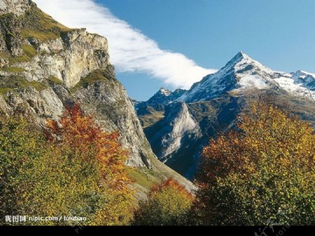 法国比利牛斯山脉风景图片
