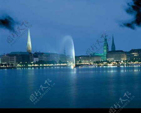 德国夜景图片