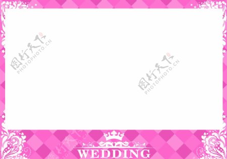 婚礼大屏边框图片