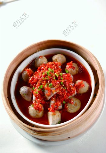 剁椒蒸芋艿图片