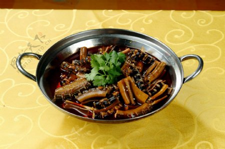 干锅黄鳝美食图片
