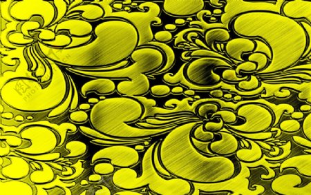 黄色抽象底纹图片