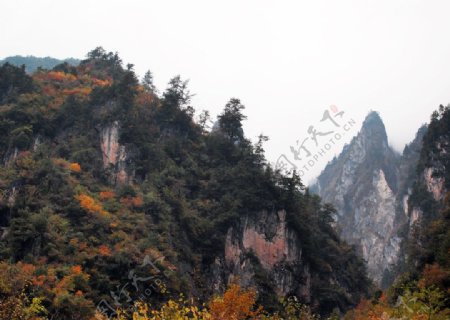丹云峡的秋天图片