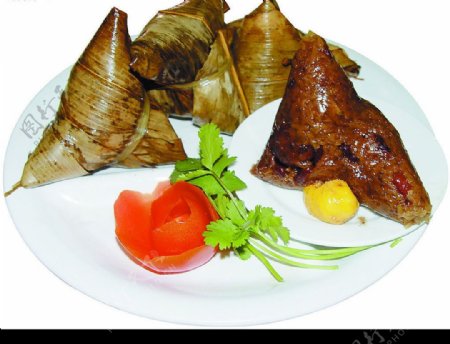 中华美食肉粽图片