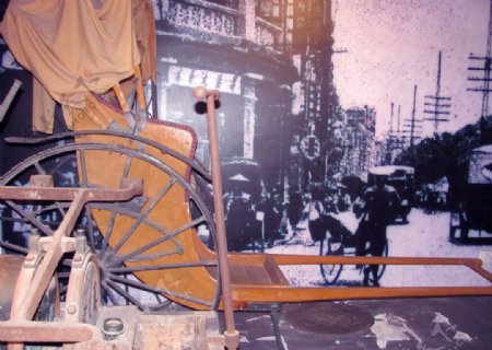 广州博物馆藏黄包车图片