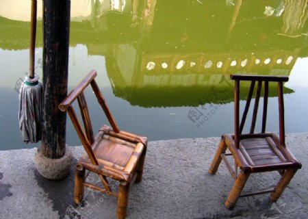 竹椅子图片
