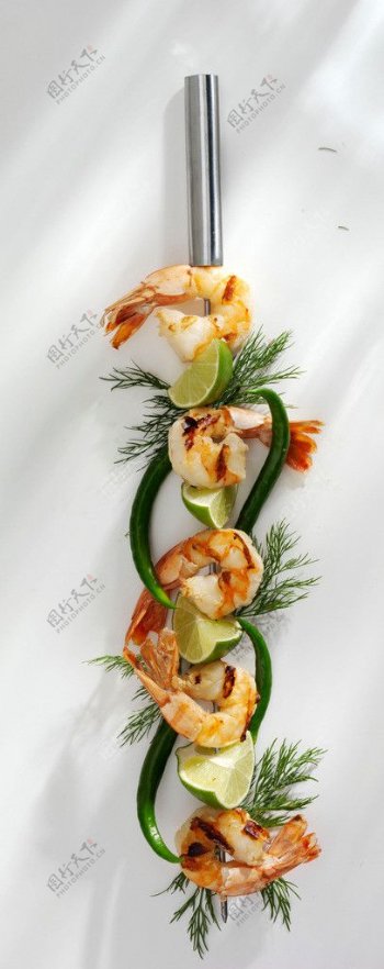 大虾料理图片