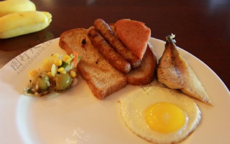 塞班岛美食早餐图片