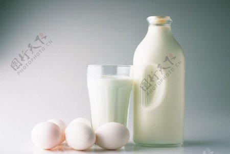 牛奶与蛋图片