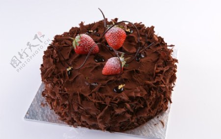 巧克力艺术蛋糕图片