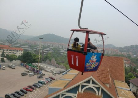 杭州乐园缆车图片