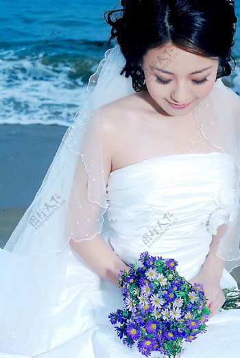 婚纱样片美丽新娘图片
