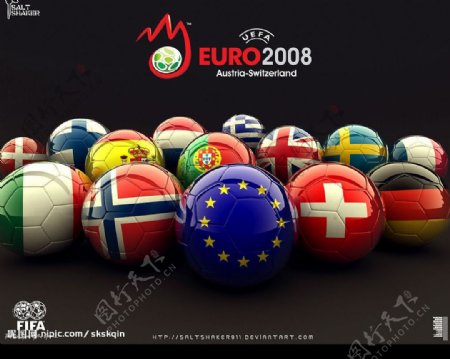 2008欧洲杯系列壁纸图片