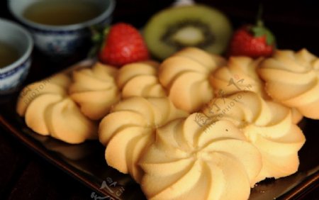 菊花西饼图片