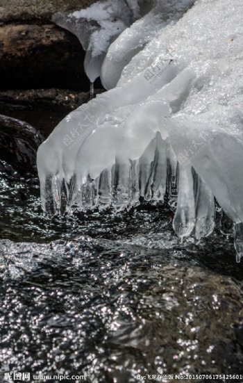 冰川融水图片