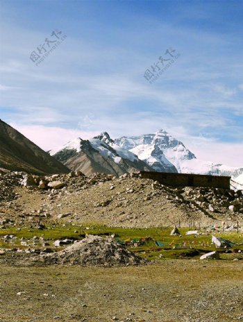 西藏珠峰大本营图片