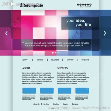 网页设计网站模板图片