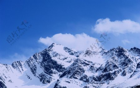 九龙藏区雪山图片