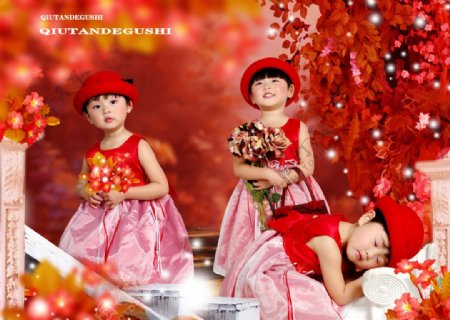 美丽童话小红帽儿童幼儿园图片