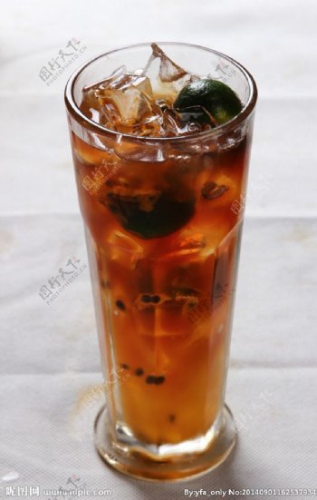 百香果红茶图片