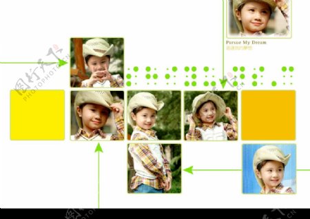 宝贝记忆儿童模版图片