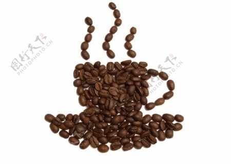 咖啡豆创意素材图片
