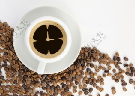 咖啡时间创意摄影图片