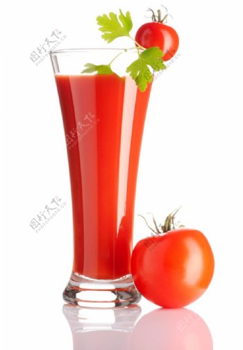 番茄汁饮料图片
