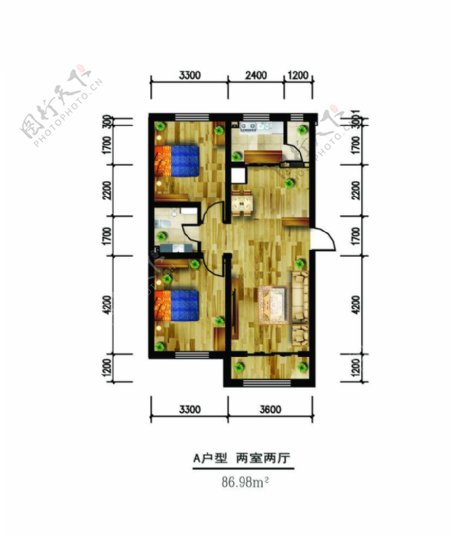 室内平面布置图图片