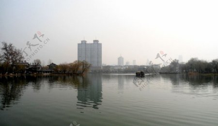 大明湖风光图片