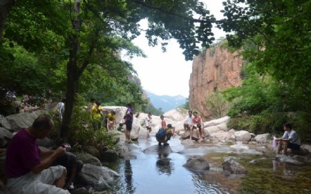 北九水风景图片