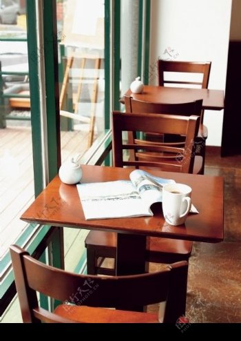 咖啡屋情景图片
