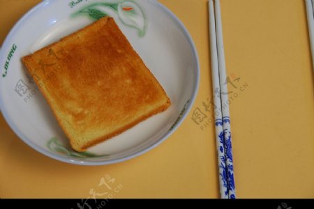 筷子面包图片