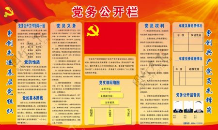 党务公开栏图片