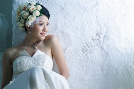 婚纱摄影模片美丽新娘图片