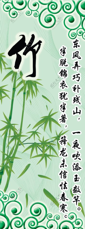梅兰竹菊之竹图片