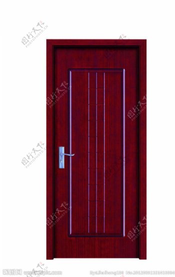 竹木门室内门红色木门工艺竹木门图片