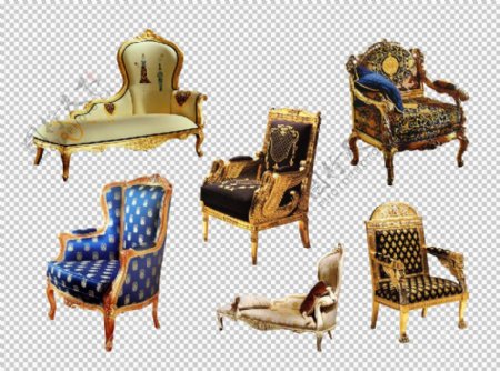 欧式椅子沙发合集图片