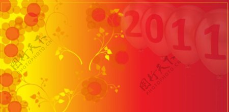 2011红色喜庆节日图片