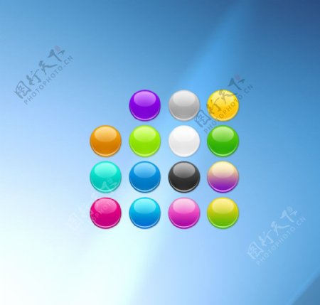 WEB风格水晶按钮图片