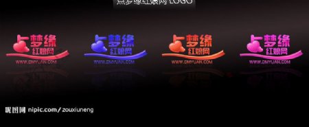 点梦缘红娘网logo设计图片