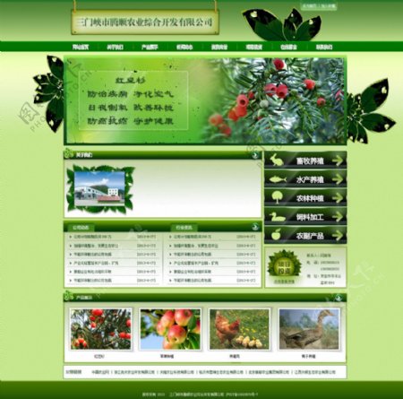 农业网页设计图片