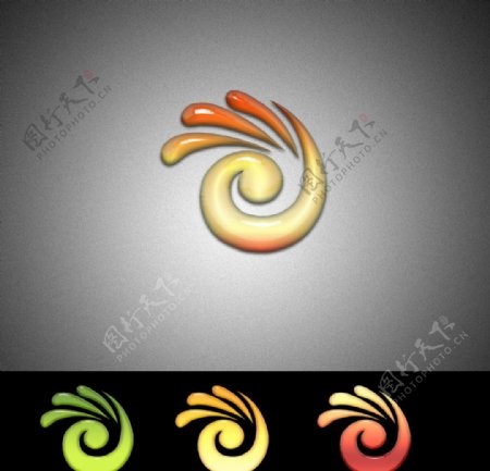 吉祥云Logo设计图片